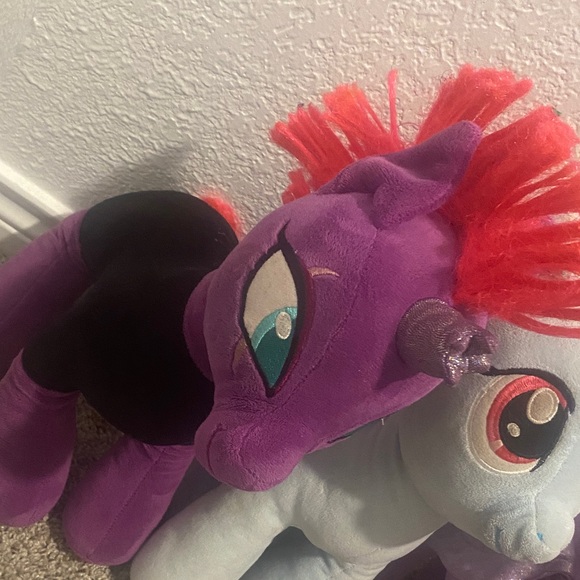 My Little Pony Plush Set - Purple, Light Blue, Lilac - Trio of Ponies - Picture 4 of 8